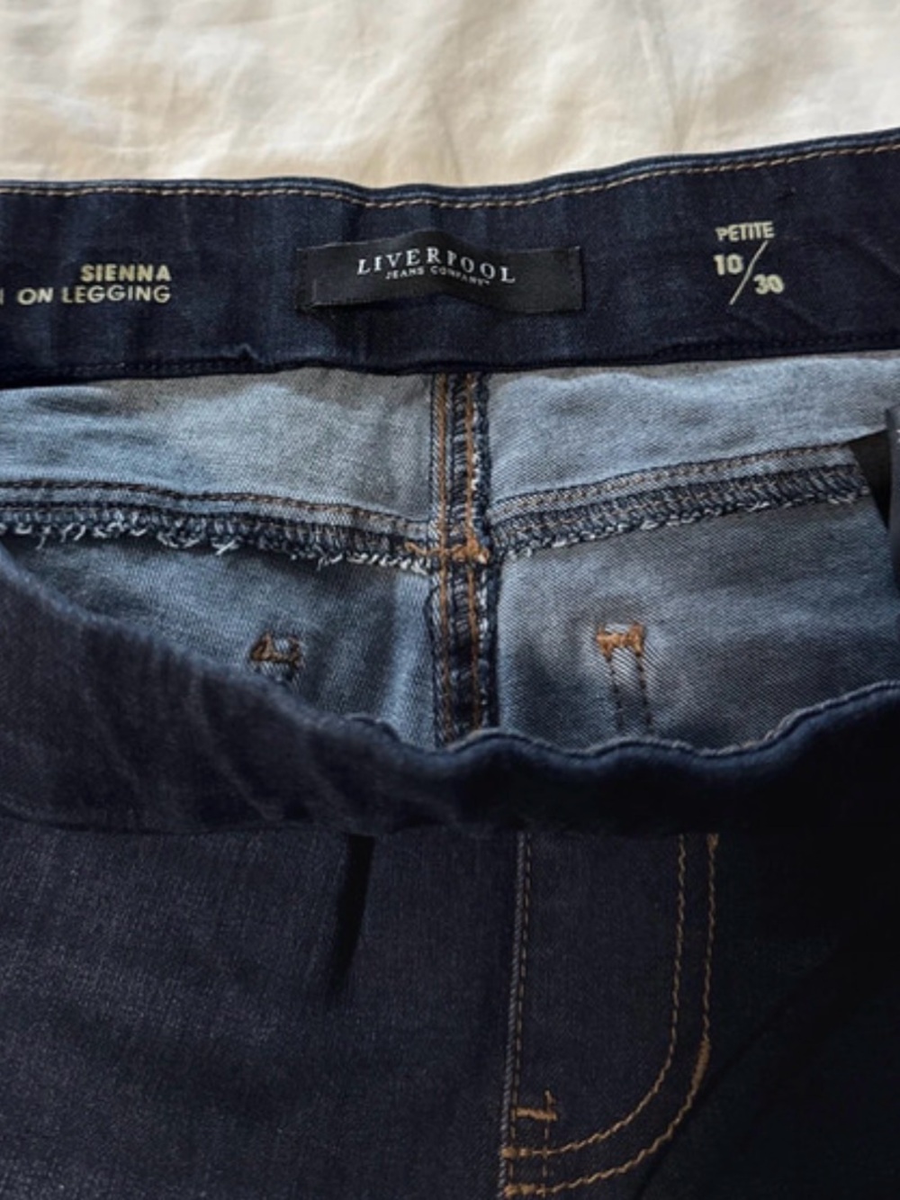 Liverpool Women’s Dark Blue Sienna On Legging Jeans - Petite 10/30